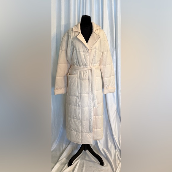 Skin Other - Skin Organic Cotton Quilted Robe – Pearl Pink (Style CJ88AK)